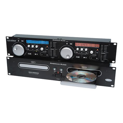 American Audio Dcd Pro240 Pro Rackmount Dual Disc Cd Player Musician