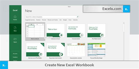 Creating New Workbook In Excel Excel