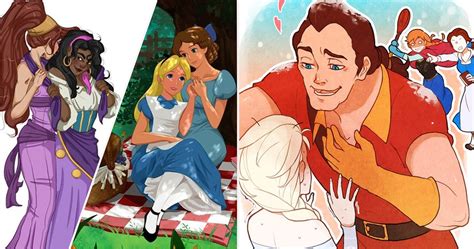 Disney And Pixar Crossover Relationship Pictures That Are Extra Sweet