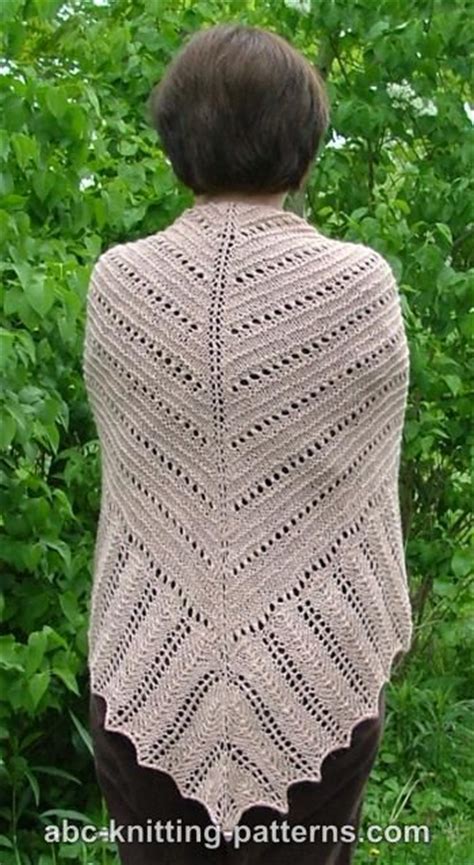 M1 = make 1 stitch by picking up. ABC Knitting Patterns - Hills and Valleys Lace Shawl