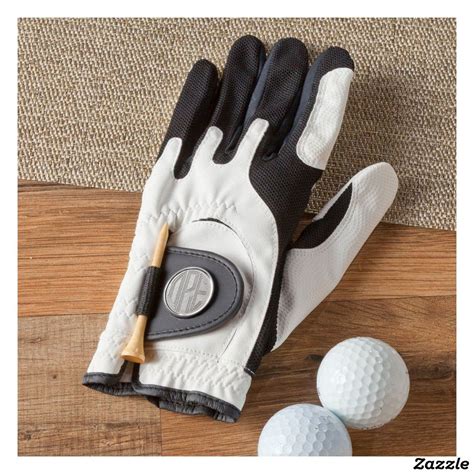 Magnetic Ball Marker With White Leather Golf Glove Golf Gifts For Men