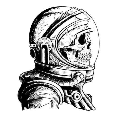 Skull Dark Astronaut