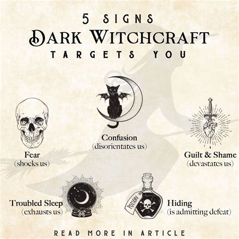 5 Signs When Dark Witchcraft Targets You Magical Recipes Online In