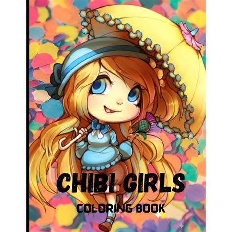 Chibi Girls Coloring Book Cute And Adorable Kawaii And Anime Coloring