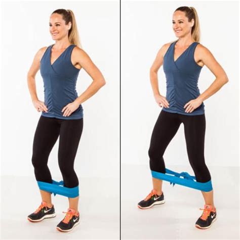 Lateral Band Walks The Best Lower Body Exercises For A Knee Injury