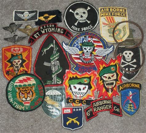 Ed Warns “vietnam Special Force And Macv Sog Patches Are Among The