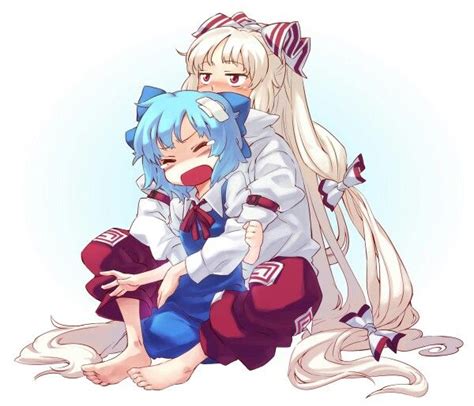 Mokou And Cirno Touhou イラスト アニメ 東方project