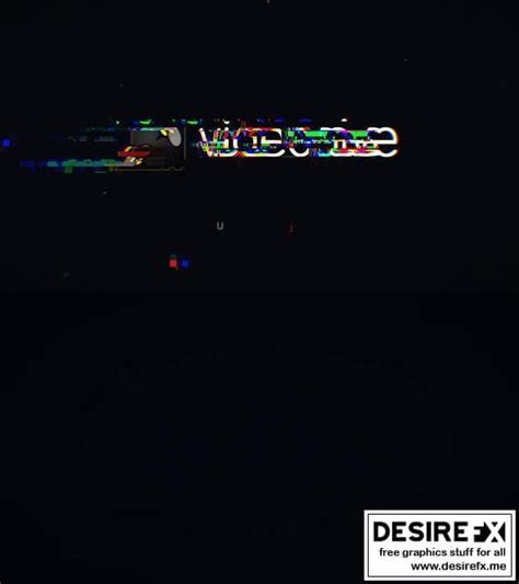Desire FX D Models Videohive Short Glitch Logo