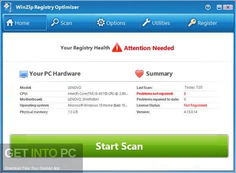 Protection of compressed files by means of encrypted. WinZip Registry Optimizer Free Download - Get Into PC