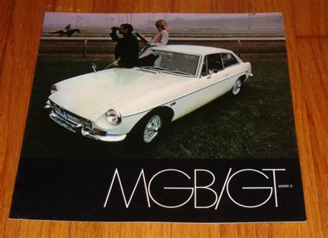 Original Mg Mgb Gt Foldout Sales Brochure Catalog Picclick