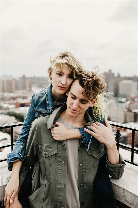 Sweet Hipster Couple In New York City By Stocksy Contributor Brett Donar Stocksy