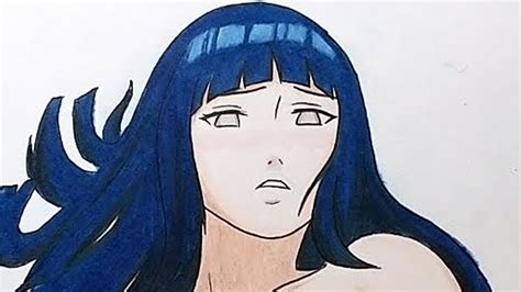 Drawing Hinata Hyuga Naruto Shippuden Dibujando A Hinata Youtube