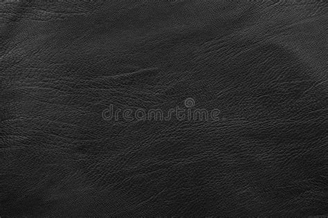 Black Leather Texture Background With Seamless Pattern Stock Photo