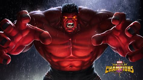 Red Hulk Contest Of Champions 4k Wallpaperhd Games Wallpapers4k