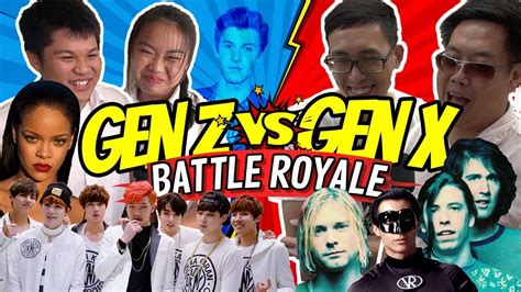 Gen Z Vs Gen X Battle Royale Who Knows Pop Culture Best Youtube