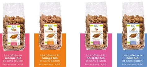 L'achat en gros de pâtes bio confectionnées à base d'autres céréales bio est également possible par cartons de 12 paquets de 250g : La nouvelle gamme de pâtes sans gluten savoureuses L'Emile ...