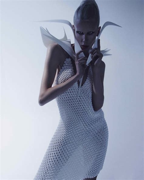 Dragonfly 3d Printed Dress Parametric Architecture 3d Printed Dress