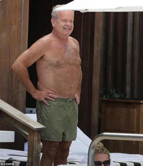 Kelsey Grammer Cant Contain His Smile With Bikini Clad Wife Kayte In