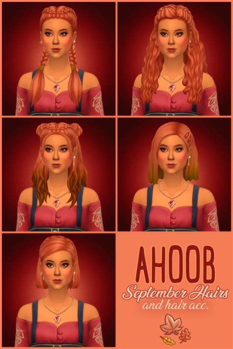 Ahoob September Hairs Accessories Recolor In Sorbets Remix