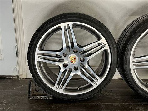 19 Oem Porsche 997 Turbo Wheel Set For Nb 997 With Good Potenza Tires