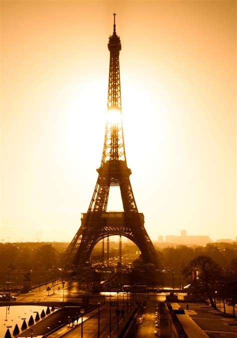 Sunrise On Eiffel Tower By Engazung On Deviantart