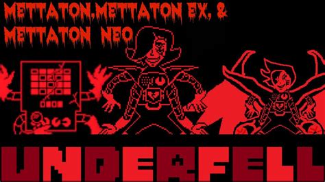 My Original Mettaton Mettaton Ex Mettaton Neo Underfell Theme Youtube