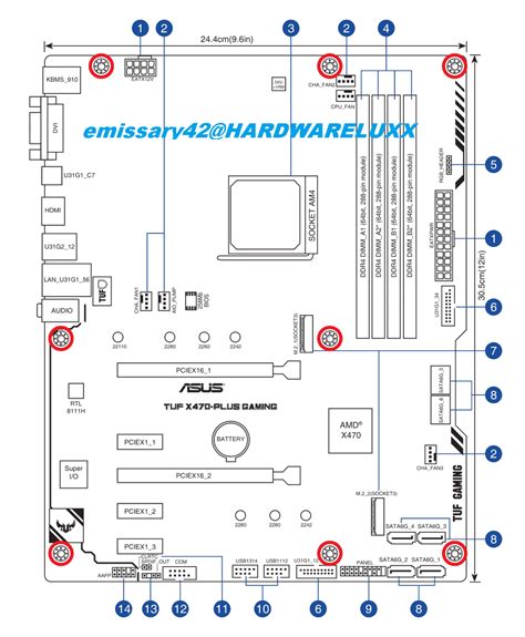 Layout For Asus X470 Series Motherboards Leaked Along With Specs