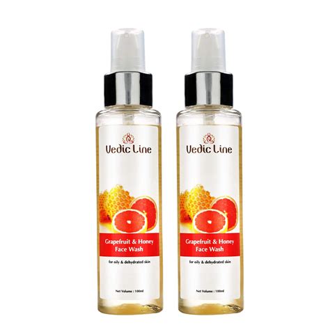 Vedicline Grapefruit And Honey Face Wash Reduce Impurities Acne And Oily
