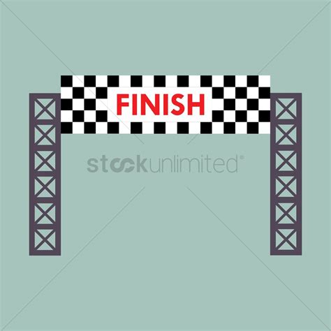 Finish Line Vector At Getdrawings Free Download