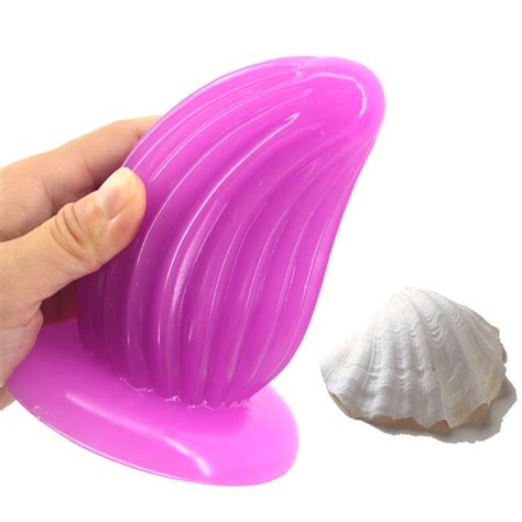 Faak Big Anal Plug Shell Shape Large Dildo Butt Plug Anal Toys Massage Adult Sex Products Penis