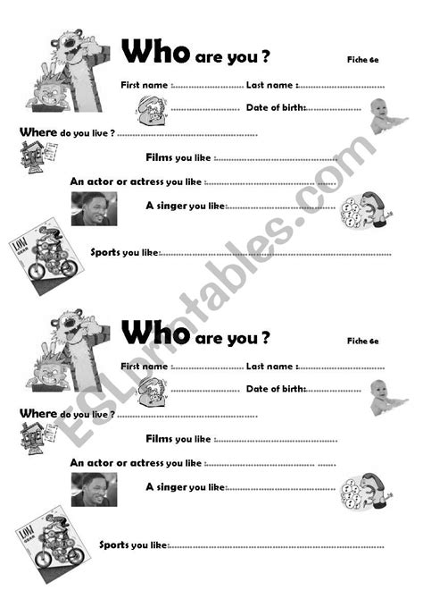 Funny Way To Introduce Oneself Esl Worksheet By Ccervant