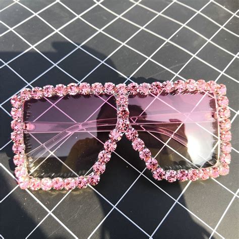 luxury sunglasses women square vintage sunglasses bling rhinestone sun glasses for woman