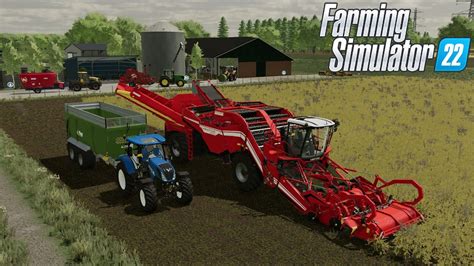 TERUG IN NEDERLAND EN AARDAPPELEN ROOIEN Farming Simulator 22 G29