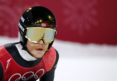 Norwegian Ski Jumpers Mustache Is A Big Star At The Olympics