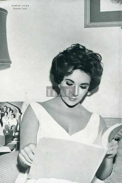 Elizabeth Taylor Kim Novak 1958 Vintage Jpn Picture Clipping 7x10 Ji