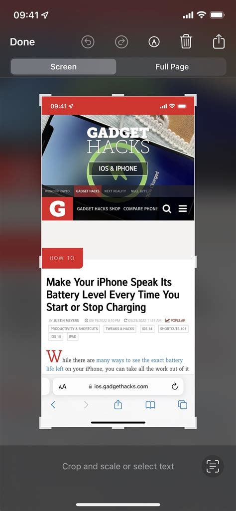 How To Take Scrolling Screenshots Of Entire Webpages On Your Iphone Or