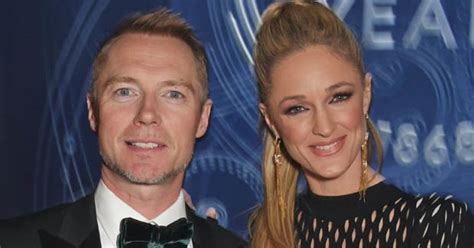 Ronan Keating S Wife Storm Sizzles In See Through Dress Daily Star