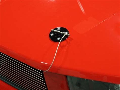 Ford Mustang Stack Racing Black Hood Pin Appearance Kit 11055