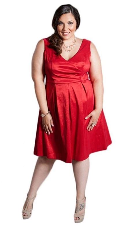 How To Choose The Perfect Red Dress For Plus Size Women Plus Size Red