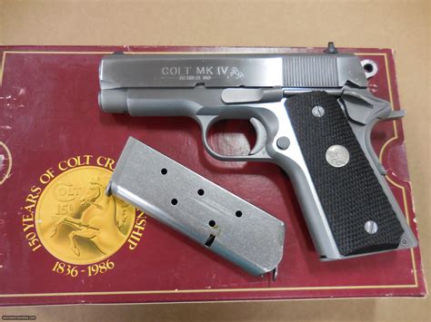 Colt Stainless Officers Model 45acp Like New