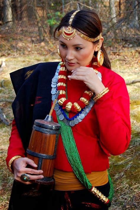 Traditional Limbu Jewellery Indian Tribes Vietnam Costume Sikkim