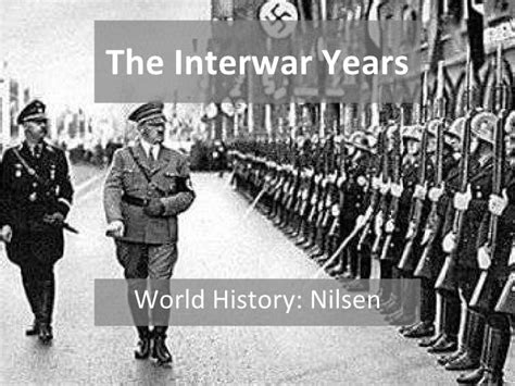 The Interwar Years