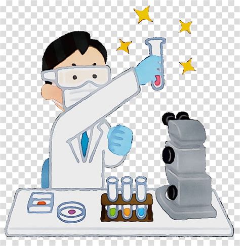 Free Download Cartoon Optical Instrument Chemist Scientist Laboratory