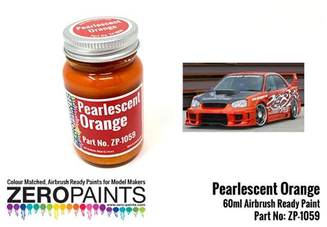 1059 Pearlescent Orange Zero Paints 1059