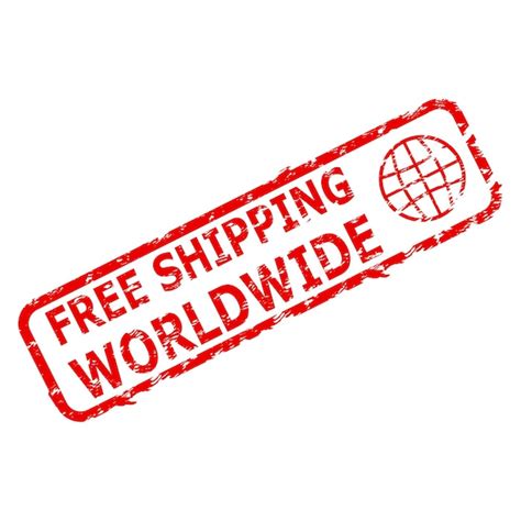 Premium Vector Free Shipping Worldwide Rubber Stamp