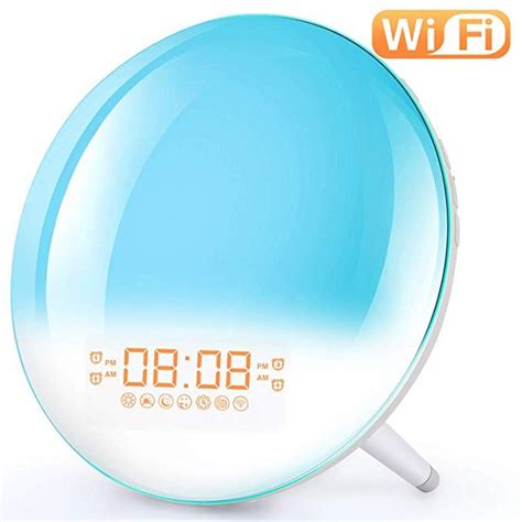 Smart Wake Up Light Alarm Clock Sunrise Alarm Clock