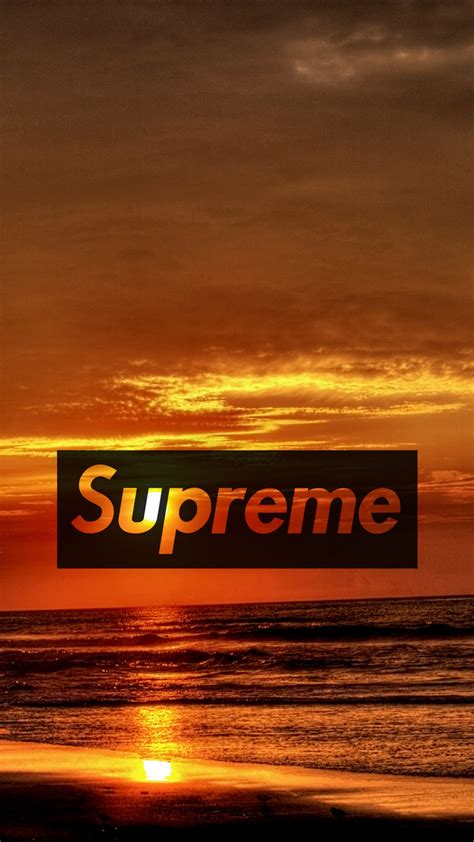 Free Download Supreme Sunset Wallpaper Authenticsupremecom 1080x1920