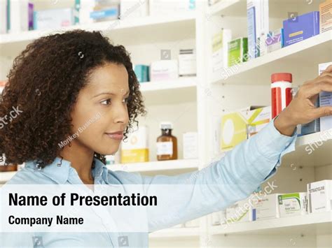 People In The Pharmacy Powerpoint Template People In The Pharmacy