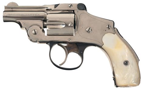 Smith And Wesson 38 Safety Hammerless Revolver 38 Sandw Rock Island Auction