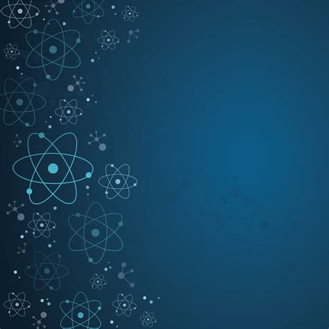 Blue Science Atom Background 952760 Vector Art At Vecteezy